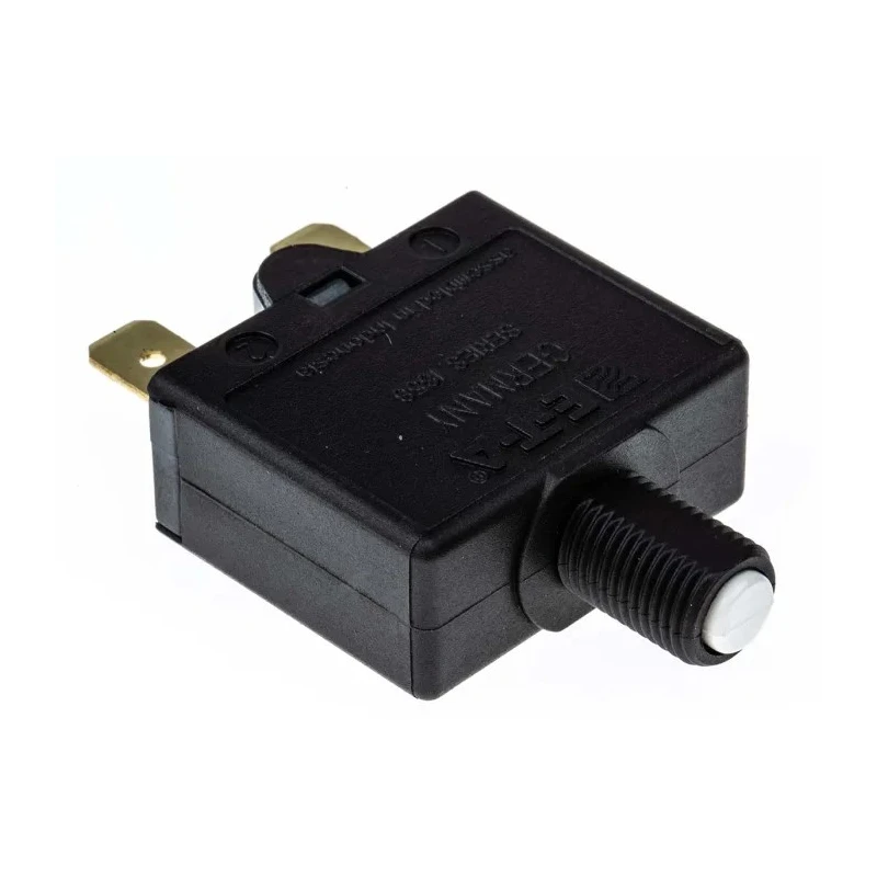 ETA Thermal Overcurrent Circuit Breaker 1658 Series 16A Current Rating 1-Pole Panel Mount 250V AC 28V DC 1658-G21-02-P10-16A