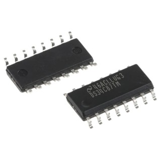 Texas Instruments 4-Channel CMOS Line Driver Transmitter 3-State 16-Pin SOIC DS34C87TM/NOPB