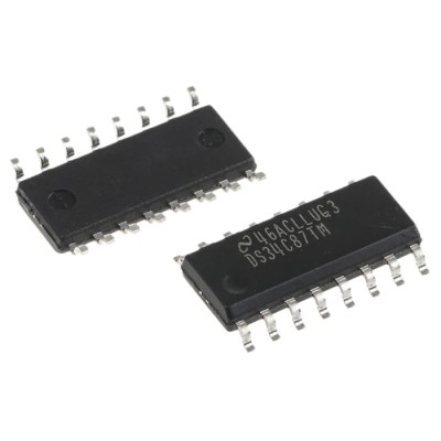 Texas Instruments 4-Channel CMOS Line Driver Transmitter 3-State 16-Pin SOIC DS34C87TM/NOPB
