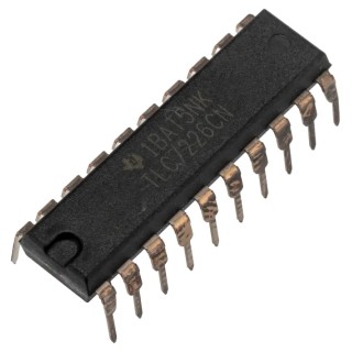 Texas Instruments Digital to Analogue Converter 8 bit 4-Channel Parallel Interface 143 ksps Sampling Rate 20-Pin TLC7226CN