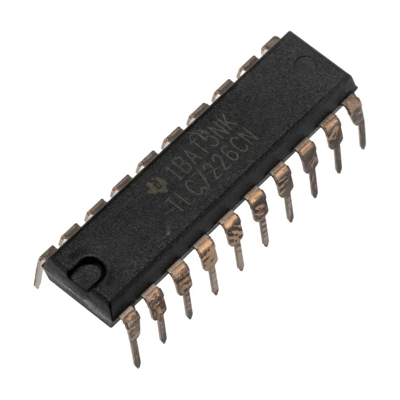 Texas Instruments Digital to Analogue Converter 8 bit 4-Channel Parallel Interface 143 ksps Sampling Rate 20-Pin TLC7226CN