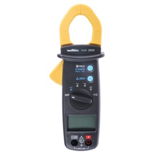 Metrix MX0355Z AC/DC Clamp Meter 400 A Current, 600 V AC/DC Voltage, True RMS, CAT II & CAT III Safety MX0355Z