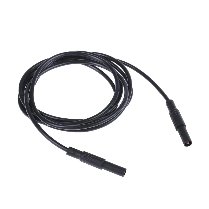 Hirschmann Test & Measurement Connector Test Lead 32A, 1000 V AC, 1000 V DC, Black, 2 m Lead Length 934077100