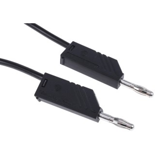 Hirschmann Test & Measurement Connector Test Lead 32A 60V dc Black 2m Lead Length 934066100