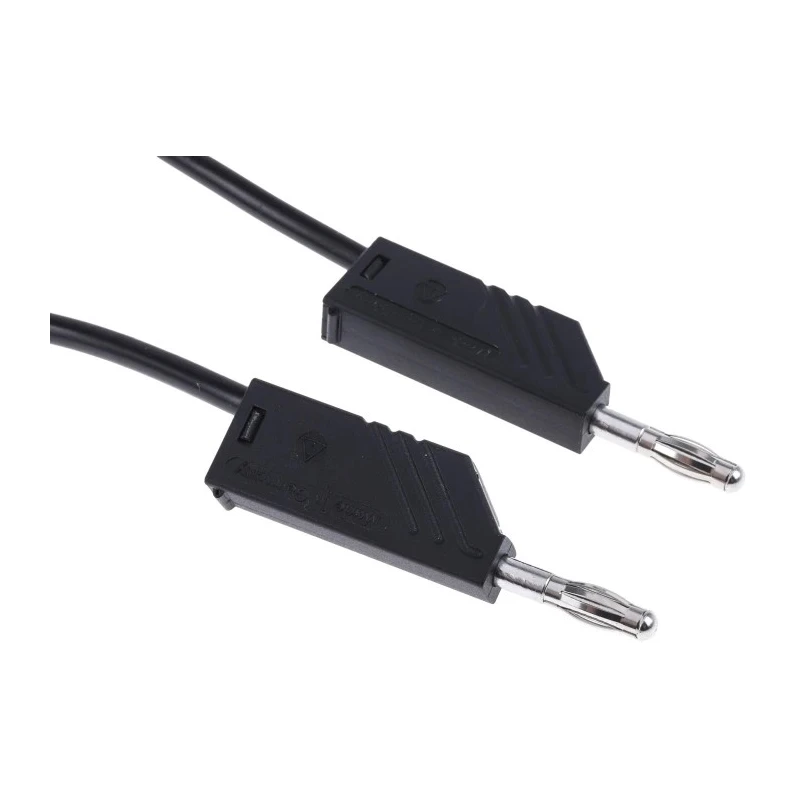 Hirschmann Test & Measurement Connector Test Lead 32A 60V dc Black 2m Lead Length 934066100