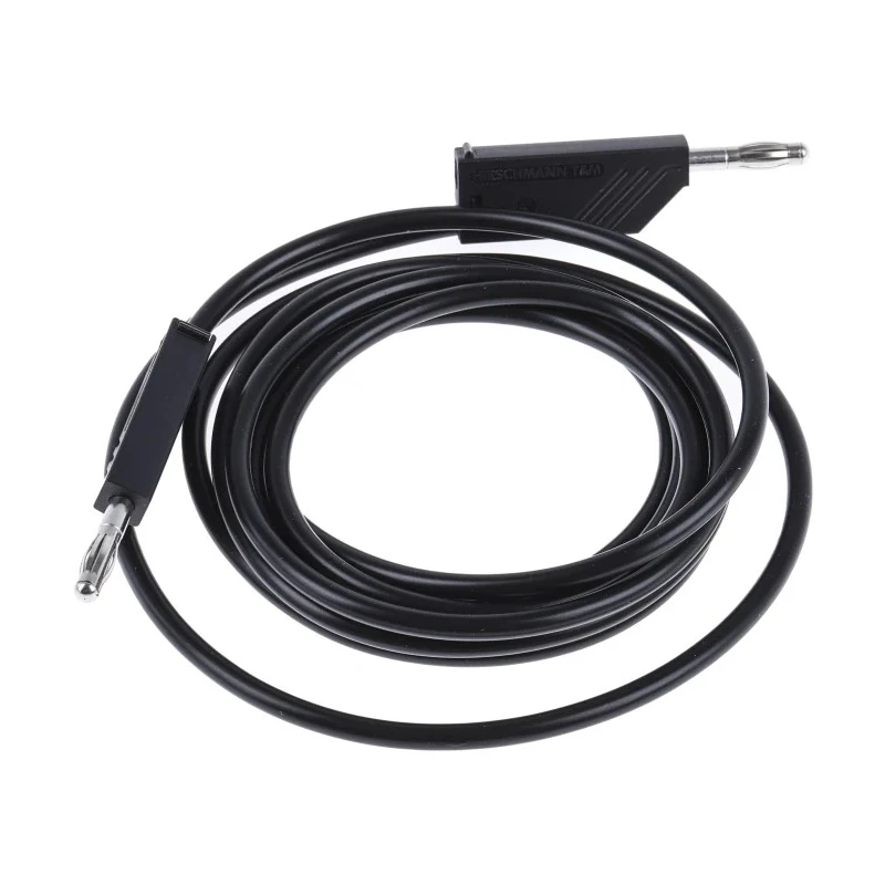 Hirschmann Test & Measurement Connector Test Lead 32A 60V dc Black 2m Lead Length 934066100