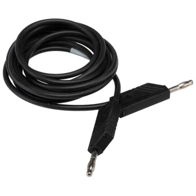 Hirschmann Test & Measurement Connector Test Lead 16A, 60V dc, Black, 2 m Lead Length 934094100