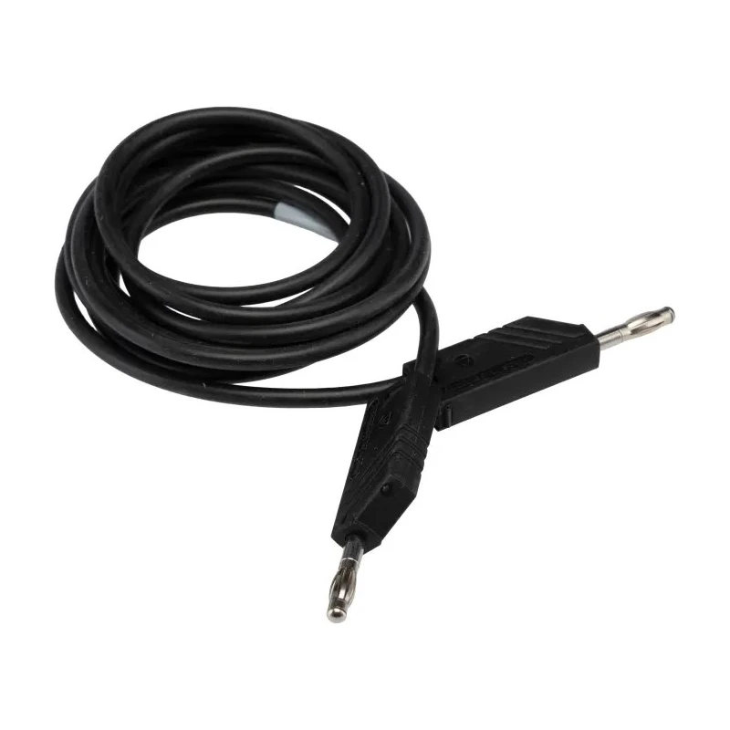 Hirschmann Test & Measurement Connector Test Lead 16A, 60V dc, Black, 2 m Lead Length 934094100