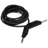 Hirschmann Test & Measurement Connector Test Lead 16A, 60V dc, Black, 2 m Lead Length 934094100