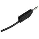 Hirschmann Test & Measurement Connector Test Lead 16A, 60V dc, Black, 2 m Lead Length 934094100