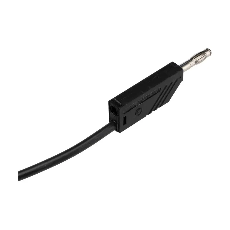 Hirschmann Test & Measurement Connector Test Lead 16A, 60V dc, Black, 2 m Lead Length 934094100