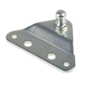 RS PRO Steel M8 x 1.25 Flat Mounting Bracket Zinc Plated 70mm x 48mm 346-9604