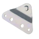 RS PRO Steel M8 x 1.25 Flat Mounting Bracket Zinc Plated 70mm x 48mm 346-9604