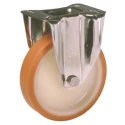 LAG Fixed Castor 250 kg Capacity Stainless Steel Frame Polyurethane Wheel 150 mm 19161