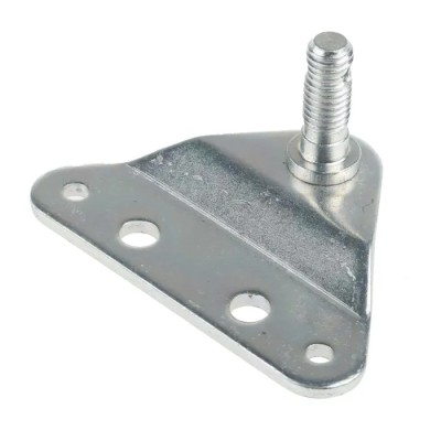 RS PRO Steel M8 x 1.25 Flat Mounting Bracket Zinc Plated 70mm x 48mm 346-9626