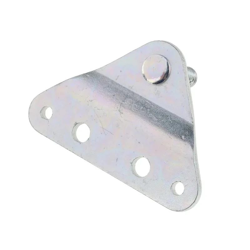 RS PRO Steel M8 x 1.25 Flat Mounting Bracket Zinc Plated 70mm x 48mm 346-9626