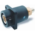 ITT Cannon Veam Snaplock IP67 Black Panel Mount 1P Straight Female Mains Connector 250A 1kV 