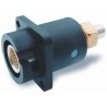 ITT Cannon Veam Snaplock IP67 Black Panel Mount 1P Straight Female Mains Connector 250A 1kV
