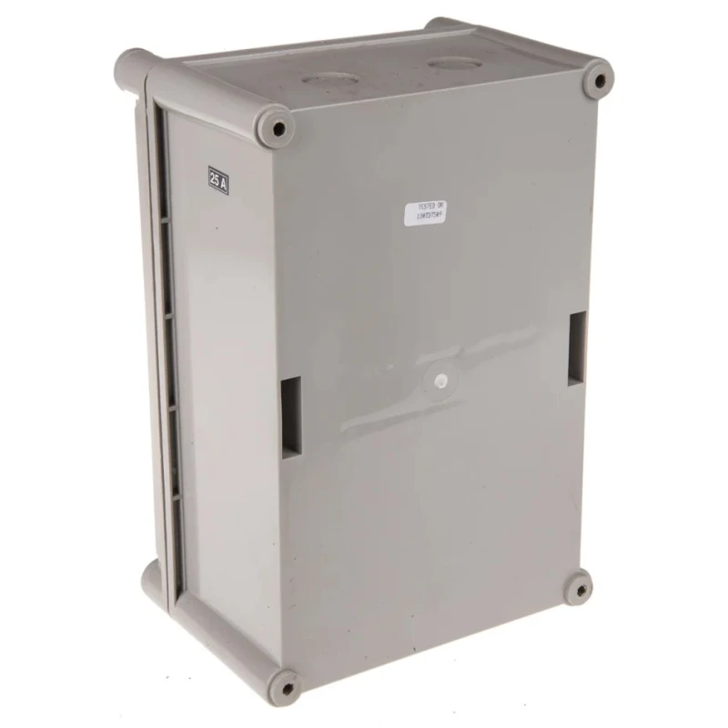 RS PRO 4-Pole DIN Rail Isolator Switch 3-Phase, IP65 Rated, 25A Switching Current, 15 kW Switching Power IP65