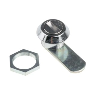 Euro-Locks a Lowe & Fletcher group Company Camlock, 9.5 mm Panel-to-Tongue 16.1 x 13.1 mm, Screwdriver and Coin B715032