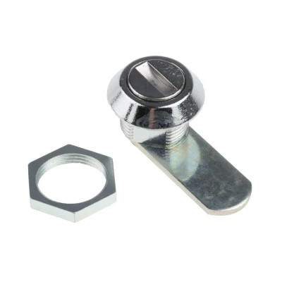 Euro-Locks a Lowe & Fletcher group Company Camlock, 9.5 mm Panel-to-Tongue 16.1 x 13.1 mm, Screwdriver and Coin B715032