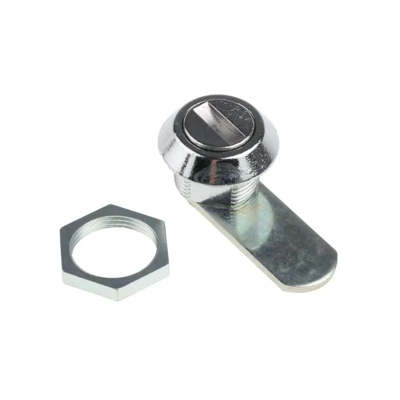Euro-Locks a Lowe & Fletcher group Company Camlock, 9.5 mm Panel-to-Tongue 16.1 x 13.1 mm, Screwdriver and Coin B715032
