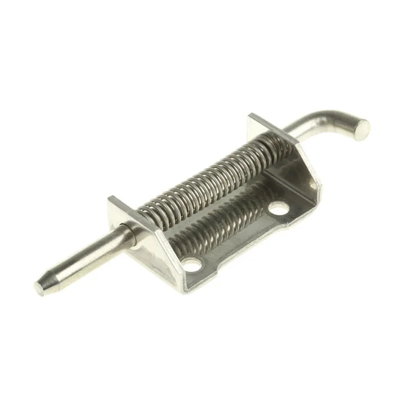 Pinet Raw Stainless Steel Concealed Hinge with Spring Loaded Pin, Bolt-On Fixing, 82 mm x 21 mm x 2.8 mm 12-A-3862