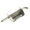 Pinet Raw Stainless Steel Concealed Hinge with Spring Loaded Pin, Bolt-On Fixing, 82 mm x 21 mm x 2.8 mm 12-A-3862