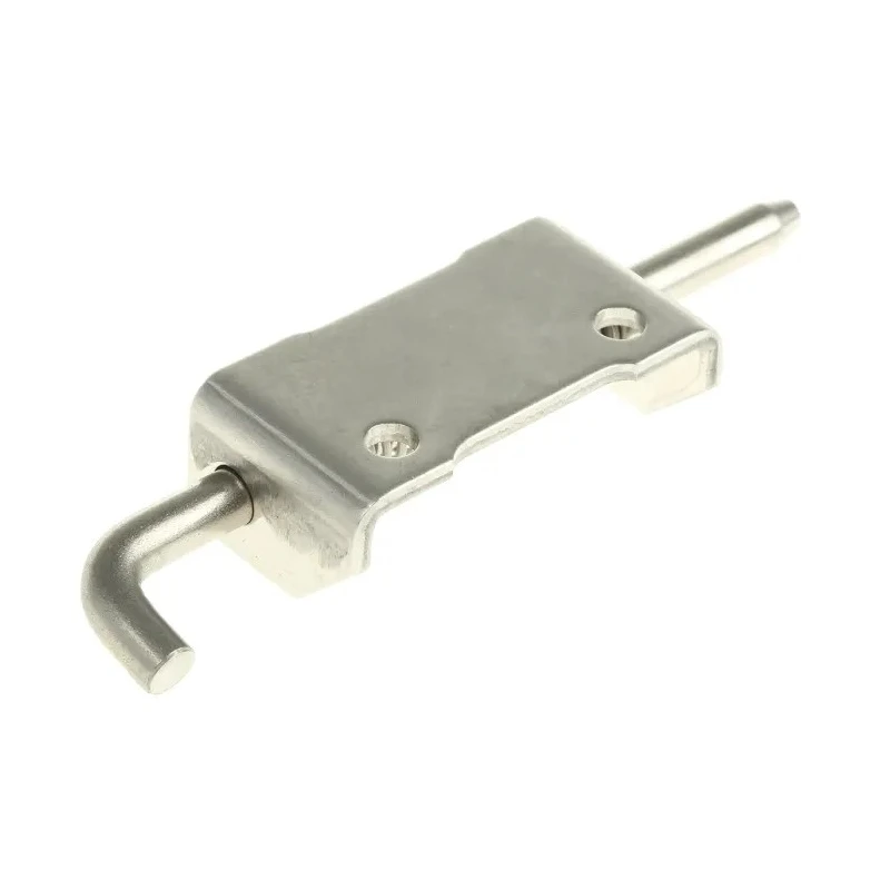 Pinet Raw Stainless Steel Concealed Hinge with Spring Loaded Pin, Bolt-On Fixing, 82 mm x 21 mm x 2.8 mm 12-A-3862