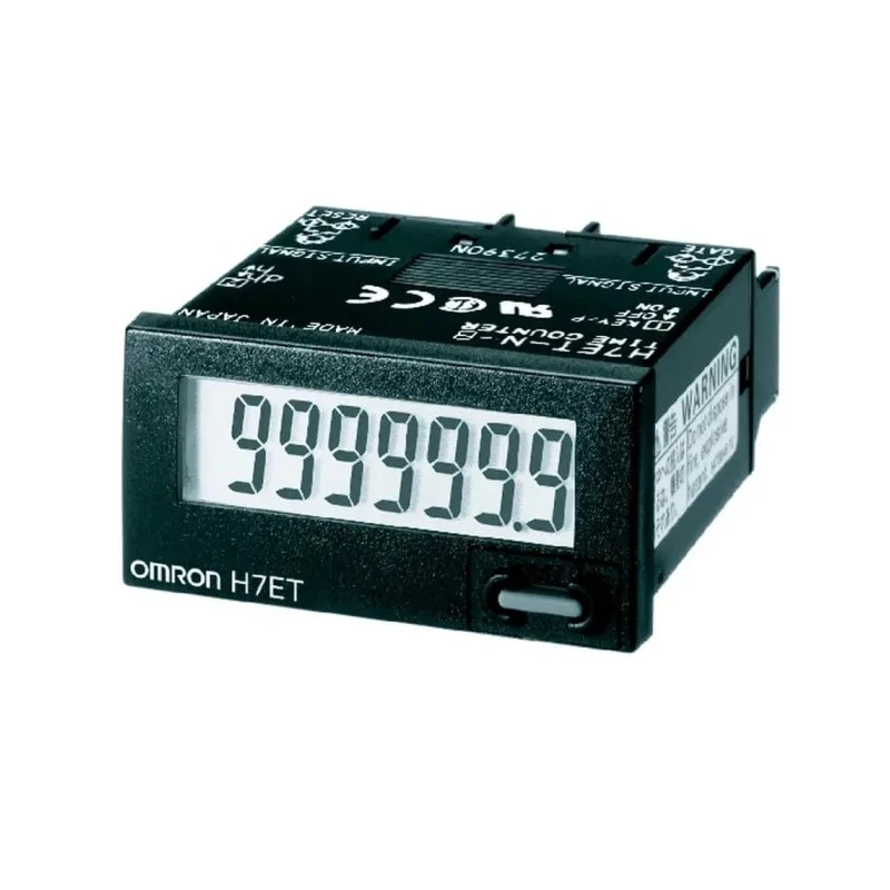 Omron 7 Digit Manual Reset Counter with 8.6mm Digit Height H7ET-N-B