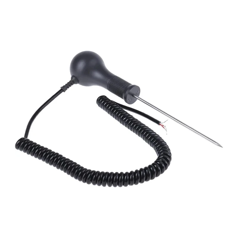 RS PRO Needle Insertion Temperature Probe PT100 Sensor 100 mm Length 3.3 mm Diameter 50 °C Max PT100