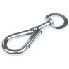 RS PRO Zinc Plated Steel Swivel Spring Hook Model 470-765 with 5.8 mm Link Diameter, 75 mm Length