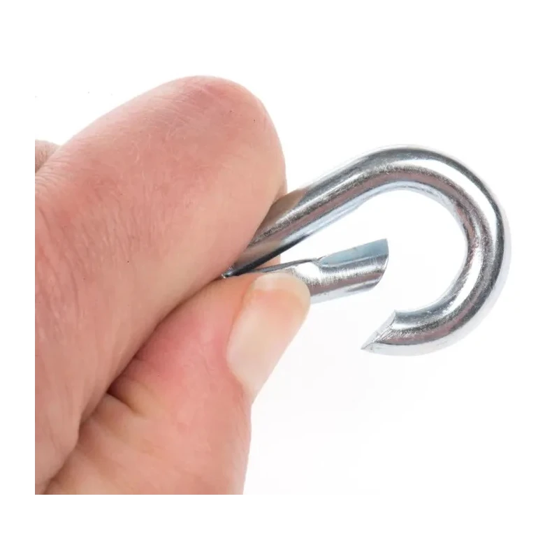 RS PRO Zinc Plated Steel Swivel Spring Hook Model 470-765 with 5.8 mm Link Diameter, 75 mm Length