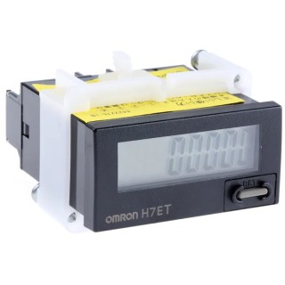 Omron 7 Digit Counter, 8.6mm Digit Height, Manual Reset, Shock Resistant, IP66 Rated H7ET-N1-B