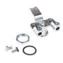 Steinbach & Vollman Zinc Three Point Lock, 14 mm Panel-to-Tongue Depth, 20.2 x 20.2 mm Cutout, Key Unlock 348-7078