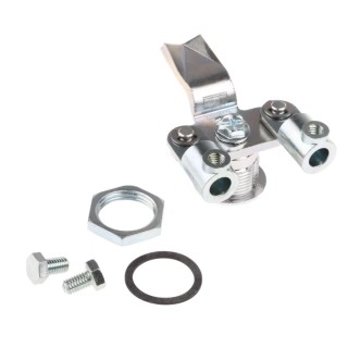 Steinbach & Vollman Zinc Three Point Lock, 14 mm Panel-to-Tongue Depth, 20.2 x 20.2 mm Cutout, Key Unlock 348-7078