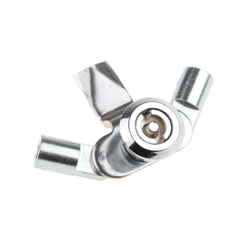 Steinbach & Vollman Zinc Three Point Lock, 14 mm Panel-to-Tongue Depth, 20.2 x 20.2 mm Cutout, Key Unlock 348-7078