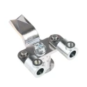 Steinbach & Vollman Zinc Three Point Lock, 14 mm Panel-to-Tongue Depth, 20.2 x 20.2 mm Cutout, Key Unlock 348-7078