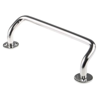 ROCA Electro Polished Stainless Steel Arch Shape Handle 48mm Height, 12mm Width, 188mm Length 348-7545