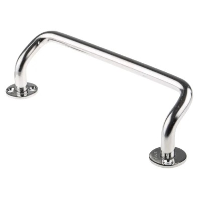 ROCA Electro Polished Stainless Steel Arch Shape Handle 48mm Height, 12mm Width, 188mm Length 348-7545