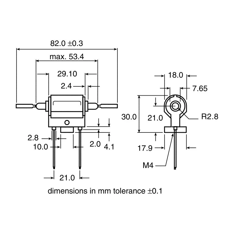 Meder Reed Relay , Coil with Thermoplastic Casing UL 94V-0, Max Continuous Current 5A, Operating Temperature -20°C H24-1A69
