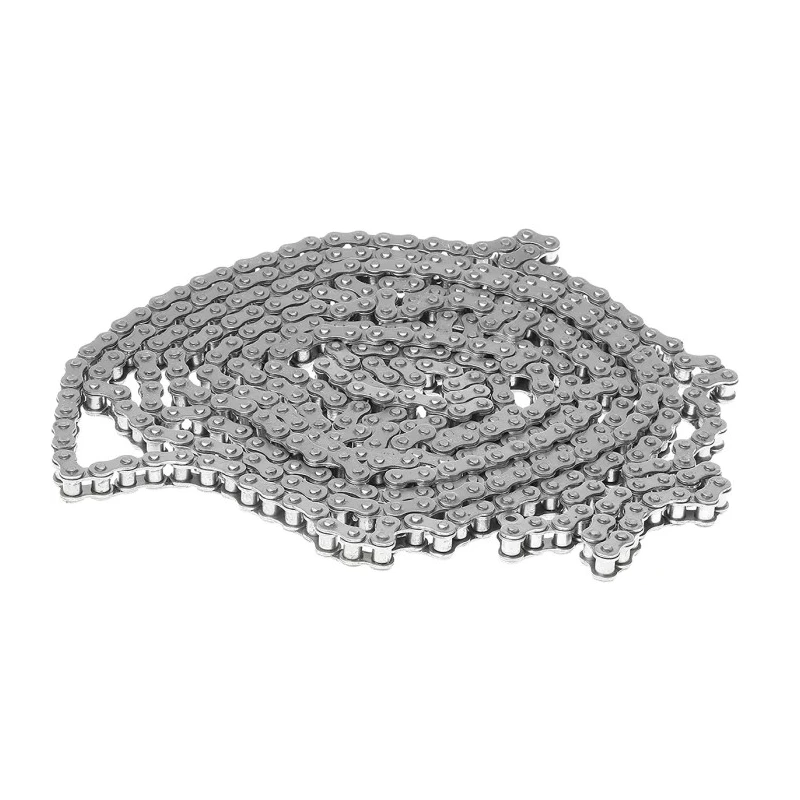 Wippermann Stainless Steel 08B-1 Roller Chain, 17 mm Pin Length, 5 m Length, 462 Series, ISO 606 (DIN 8187) 462RF
