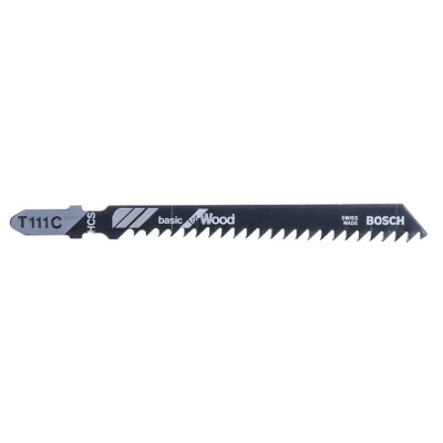 Bosch Jigsaw Blade High Carbon Steel 8 Teeth Per Inch T111C 1 Piece 2608630808