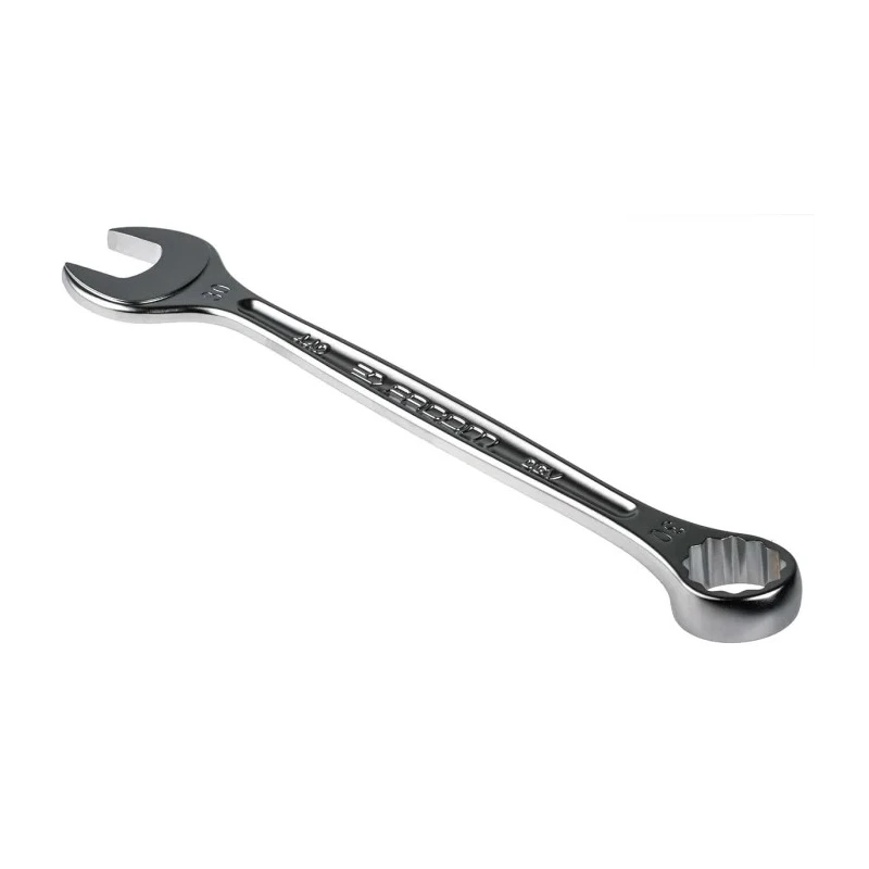 Facom Combination Spanner 4 to 41 mm, 340mm Overall Length, Satin Chrome Finish 440.30