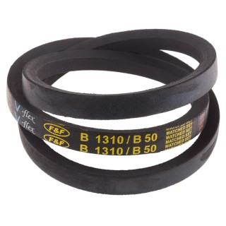 RS PRO Drive Belt, Belt Section B, 17 mm Width, 11 mm Height, Outside Length 1344 mm, Inside Length 1275 mm 471-556