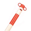 JSP Red and White ABS Barrier Post, 900mm Height, 40mm Diameter HDE100-005-400