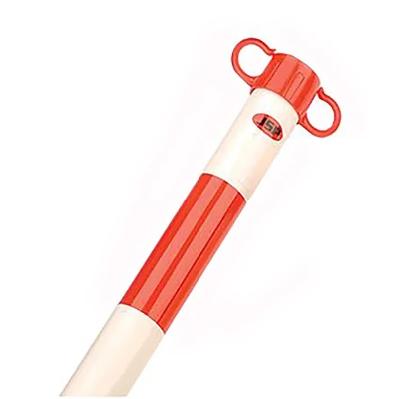 JSP Red and White ABS Barrier Post, 900mm Height, 40mm Diameter HDE100-005-400
