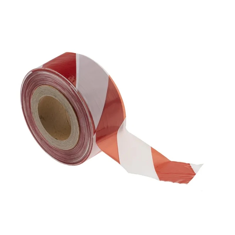 JSP Red White Polyethylene 70mm Width 500m Length Non-Adhesive Barrier Tape HDH001-005-400