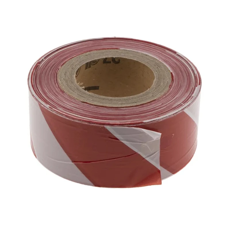 JSP Red White Polyethylene 70mm Width 500m Length Non-Adhesive Barrier Tape HDH001-005-400