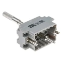 EDAC 20 Way Straight D-Sub Connector Male with Gold over Nickel Phosphor Bronze Contacts 516-020-000-301
